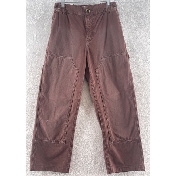 Urban Outfitters Pants Womens Small Chocolate Cargo Baggy - Picture 1 of 14